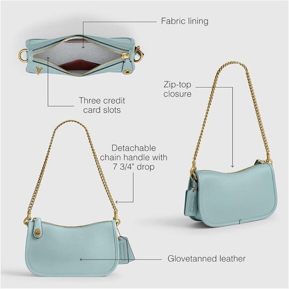 Coach Swinger 20 With Chain Strap New - Picture 1 of 1